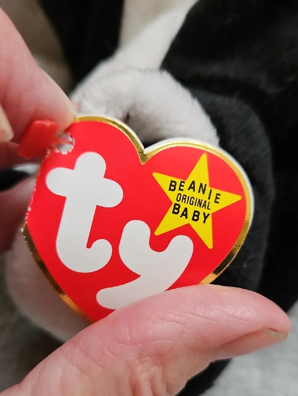 Vintage Ty Beanie Baby Lot of 16 4+lbs Collection  Bears Bat Hippo Duck & More - Picture 14 of 16